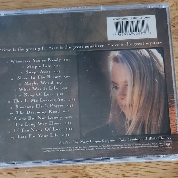 Mary Chapin Carpenter CD - Picture 2 of 3